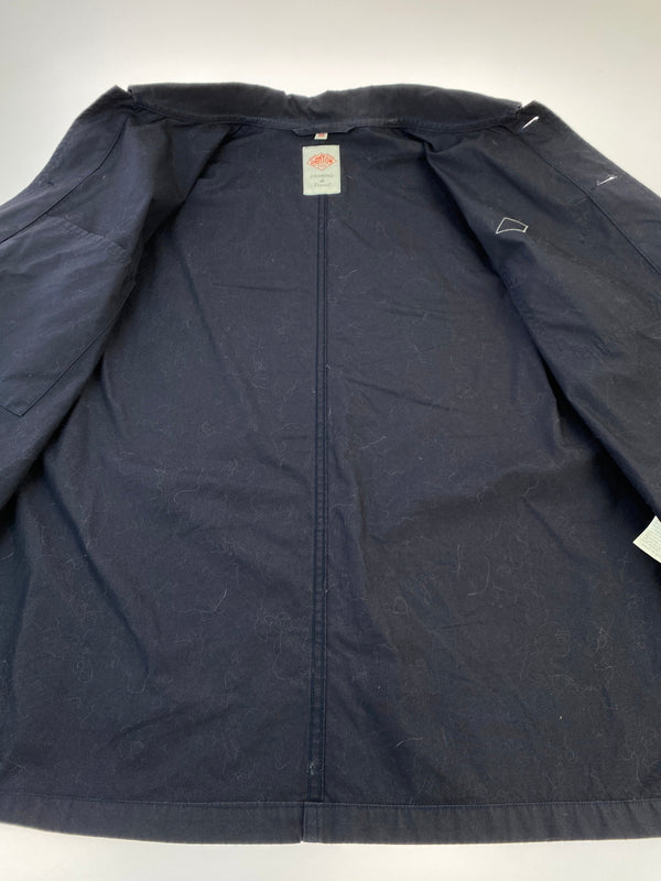 【中古品】【メンズ】 DANTON ダントン LS COTTON COVERALL ロングスリーブ コットンカバーオール JD-8977 長袖 シャツ 140-261023-hu-23-min サイズ：38 カラー：ネイビー 万代Net店