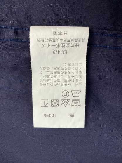 【中古品】【メンズ】 DANTON ダントン LS COTTON COVERALL ロングスリーブ コットンカバーオール JD-8977 長袖 シャツ 140-261023-hu-23-min サイズ：38 カラー：ネイビー 万代Net店