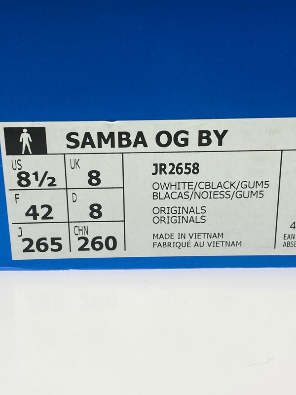 【中古品】【メンズ】 ADIDAS アディダス × BEAUTY&YOUTH ビューティー&ユース エクスクルーシブ SAMBA OG BY JR2658 サンバ OG 161-261018-em-22-min サイズ：26.5cm カラー：ホワイト/ブラック/ブラウン 万代Net店