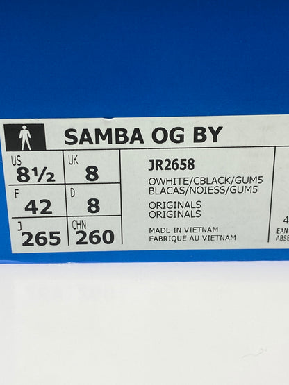 【中古品】【メンズ】 ADIDAS アディダス × BEAUTY&YOUTH ビューティー&ユース エクスクルーシブ SAMBA OG BY JR2658 サンバ OG 161-261018-em-22-min サイズ：26.5cm カラー：ホワイト/ブラック/ブラウン 万代Net店