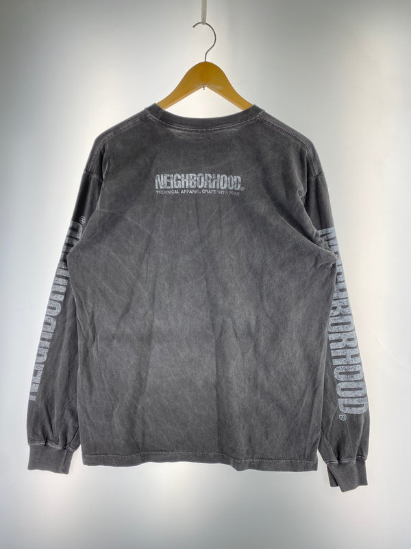 【中古品】【メンズ】 NEIGHBORHOOD ネイバーフッド NH.TEE 26SS ロングスリーブ 長袖 Tシャツ 142-261023-hu-26-min サイズ：M カラー：グレー系 万代Net店