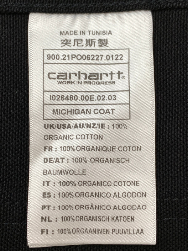 【中古品】【メンズ】 CARHARTT WIP カーハート ワークインプログレス MICHIGAN COAT I026480 ミシガンコート メンズ アウター 142-261017-KS-10-min サイズ：L カラー：ブラック 万代Net店