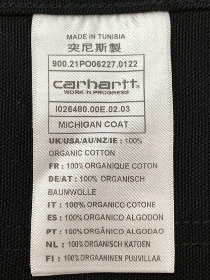 【中古品】【メンズ】 CARHARTT WIP カーハート ワークインプログレス MICHIGAN COAT I026480 ミシガンコート メンズ アウター 142-261017-KS-10-min サイズ：L カラー：ブラック 万代Net店