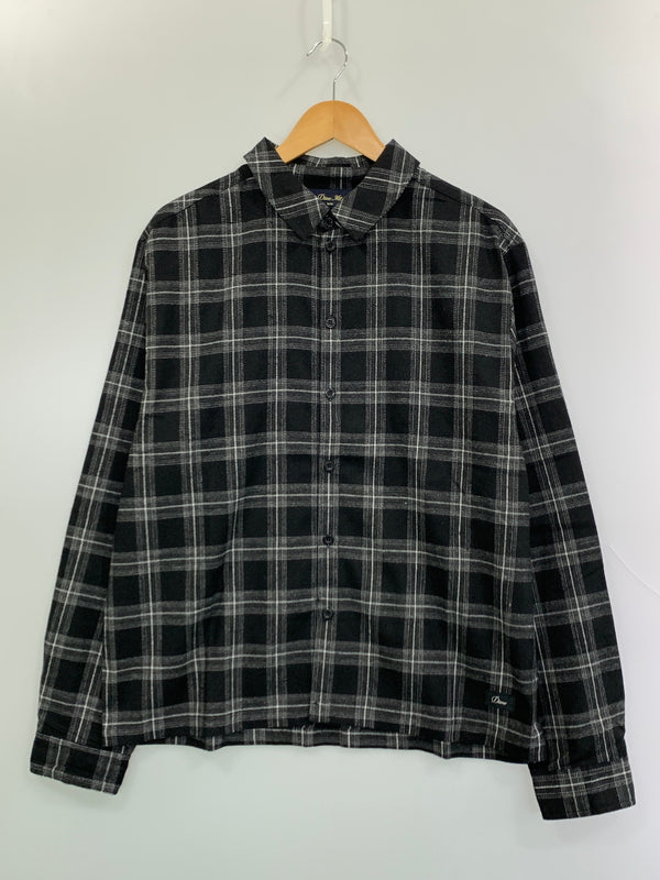 【中古品】【メンズ】 DIME ダイム PLAID FLANNEL SHIRT プラッド フランネルシャツ メンズ トップス 長袖シャツ 142-261017-KS-02-min サイズ：M カラー：ブラック系 万代Net店
