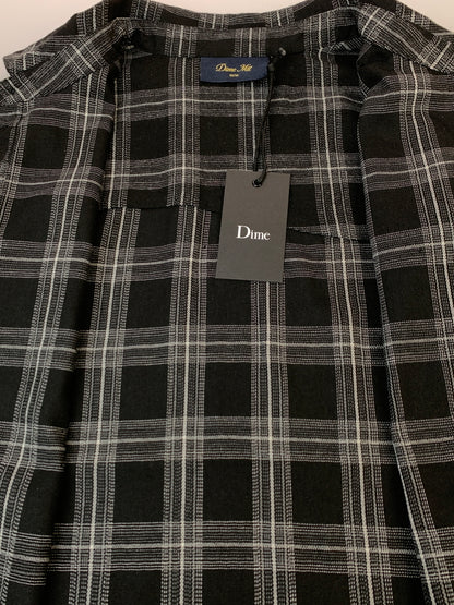【中古品】【メンズ】 DIME ダイム PLAID FLANNEL SHIRT プラッド フランネルシャツ メンズ トップス 長袖シャツ 142-261017-KS-02-min サイズ：M カラー：ブラック系 万代Net店