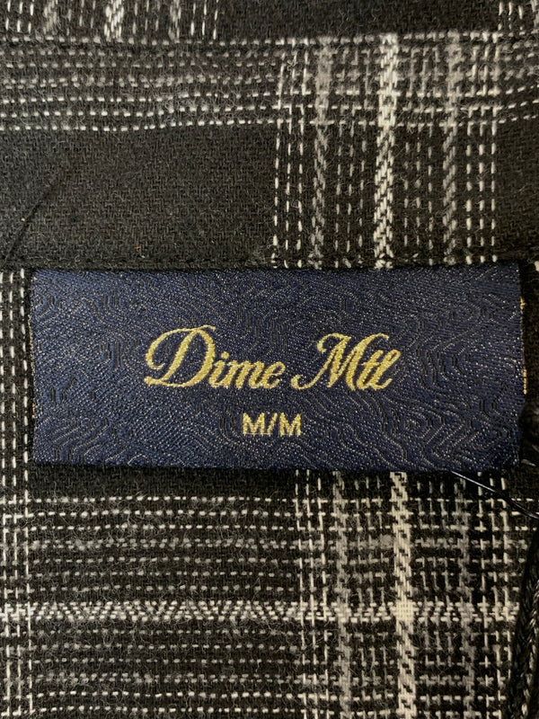 【中古品】【メンズ】 DIME ダイム PLAID FLANNEL SHIRT プラッド フランネルシャツ メンズ トップス 長袖シャツ 142-261017-KS-02-min サイズ：M カラー：ブラック系 万代Net店