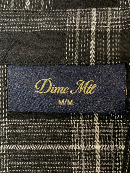 【中古品】【メンズ】 DIME ダイム PLAID FLANNEL SHIRT プラッド フランネルシャツ メンズ トップス 長袖シャツ 142-261017-KS-02-min サイズ：M カラー：ブラック系 万代Net店