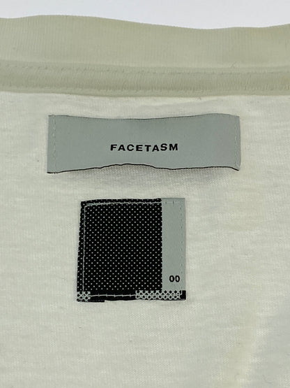 【中古品】【メンズ】 FACETASM ファセッタズム SS TEE ショートスリーブ ティーシャツ OTM-TEE-U01 半袖 Tシャツ 141-261023-hu-25-min サイズ：00 カラー：ホワイト 万代Net店