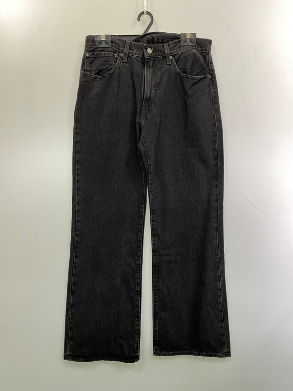 【中古品】【メンズ】 LEVI'S リーバイス 567 BLACK DENIM ブラック デニム パンツ メンズ ボトムス ジーンズ ジーパン 158-261022-em-49-min サイズ：W34/L32 カラー：インディゴブラック 万代Net店