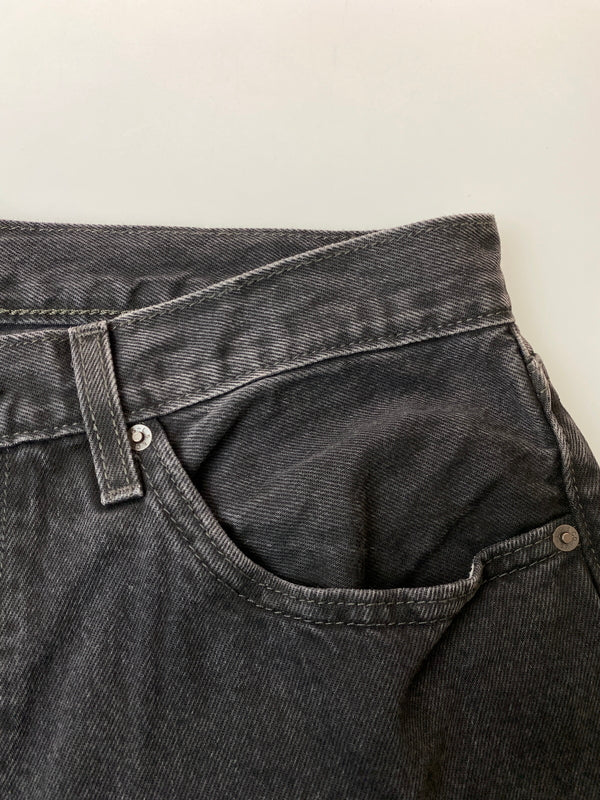 【中古品】【メンズ】 LEVI'S リーバイス 567 BLACK DENIM ブラック デニム パンツ メンズ ボトムス ジーンズ ジーパン 158-261022-em-49-min サイズ：W34/L32 カラー：インディゴブラック 万代Net店