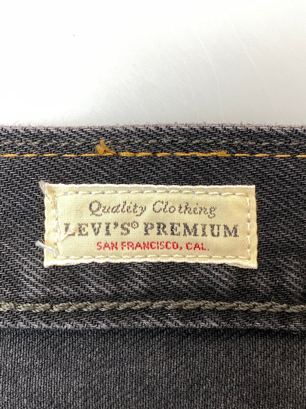 【中古品】【メンズ】 LEVI'S リーバイス 567 BLACK DENIM ブラック デニム パンツ メンズ ボトムス ジーンズ ジーパン 158-261022-em-49-min サイズ：W34/L32 カラー：インディゴブラック 万代Net店