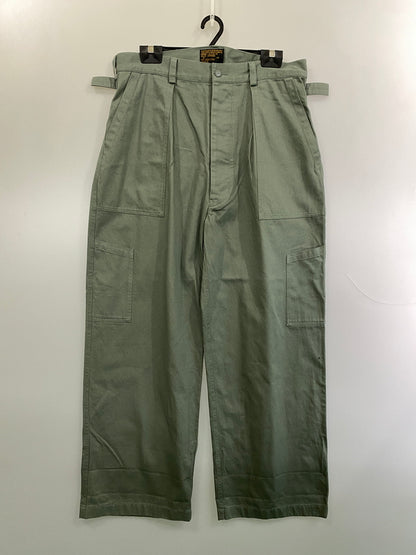 【中古品】【メンズ】 WAIPER.INC ワイパー U.S.AIR FORCE コットンサテン ユーティリティ トラウザーズ WP1014 アメリカ空軍 メンズ ボトムス ミリタリー 156-261022-em-57-min サイズ：40R カラー：オリーブグリーン 万代Net店
