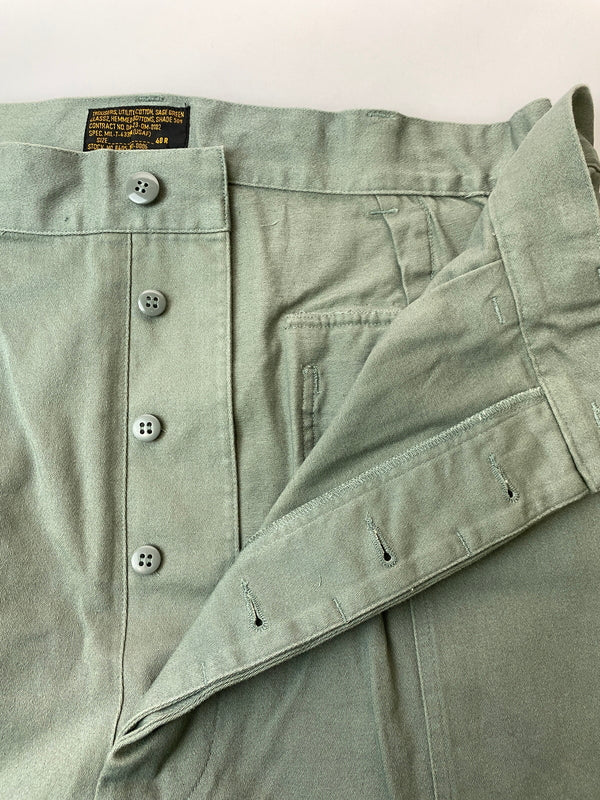 【中古品】【メンズ】 WAIPER.INC ワイパー U.S.AIR FORCE コットンサテン ユーティリティ トラウザーズ WP1014 アメリカ空軍 メンズ ボトムス ミリタリー 156-261022-em-57-min サイズ：40R カラー：オリーブグリーン 万代Net店