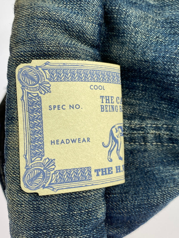 【中古品】【メンズ/レディース】 THE H.W.DOG&CO ザ エイチダブリュードッグアンドコー VINTAGE DENIM ROLL CAP ヴィンテージ デニム ロールキャップ 帽子 つば無し 185-261025-em-08-min サイズ：ONE SIZE カラー：インディゴブルー 万代Net店