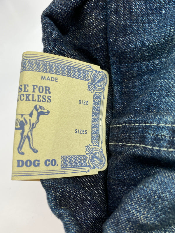 【中古品】【メンズ/レディース】 THE H.W.DOG&CO ザ エイチダブリュードッグアンドコー VINTAGE DENIM ROLL CAP ヴィンテージ デニム ロールキャップ 帽子 つば無し 185-261025-em-08-min サイズ：ONE SIZE カラー：インディゴブルー 万代Net店