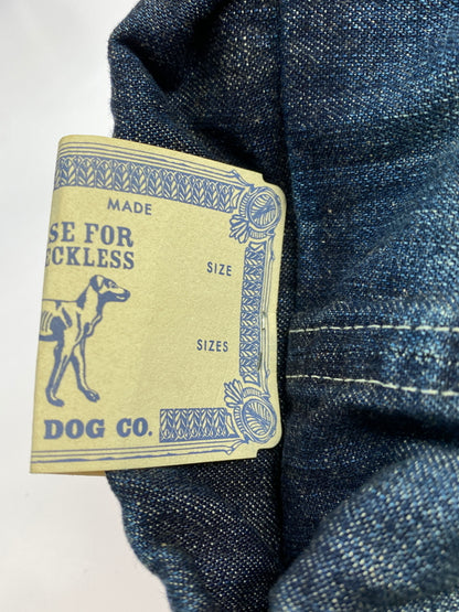 【中古品】【メンズ/レディース】 THE H.W.DOG&CO ザ エイチダブリュードッグアンドコー VINTAGE DENIM ROLL CAP ヴィンテージ デニム ロールキャップ 帽子 つば無し 185-261025-em-08-min サイズ：ONE SIZE カラー：インディゴブルー 万代Net店