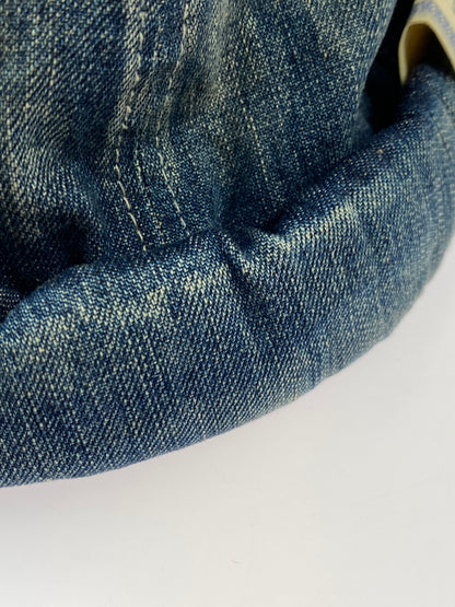 【中古品】【メンズ/レディース】 THE H.W.DOG&CO ザ エイチダブリュードッグアンドコー VINTAGE DENIM ROLL CAP ヴィンテージ デニム ロールキャップ 帽子 つば無し 185-261025-em-08-min サイズ：ONE SIZE カラー：インディゴブルー 万代Net店