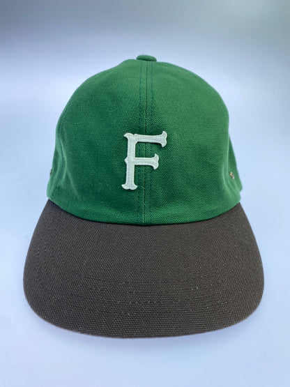 【中古品】【メンズ/レディース】 MR.FATMAN ミスター ファットマン BASEBALL CAP ベースボール キャップ 帽子 野球帽 185-261025-em-05-min サイズ：L カラー：グリーン/ブラウン 万代Net店