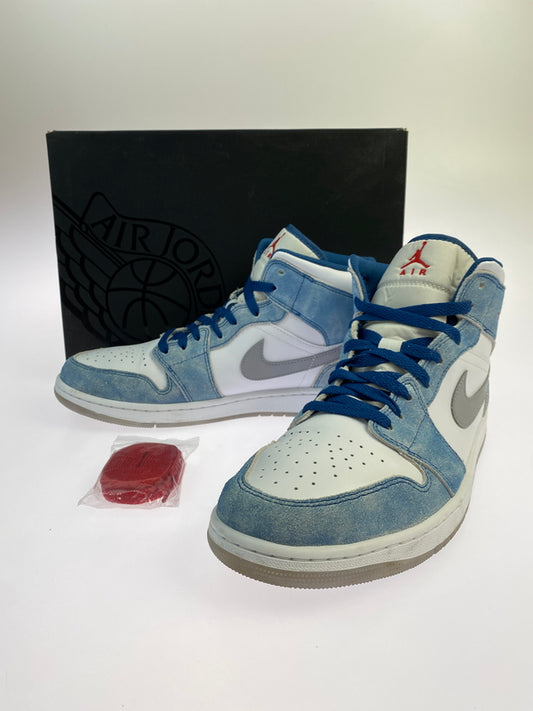 【中古品】【メンズ】 NIKE ナイキ AIR JORDAN 1 MID SE DN3706-401 エアジョーダン1 ミッド SE スニーカー メンズ シューズ 靴 160-261018-em-09-min サイズ：29.0cm カラー：WHITE HYPER ROYAL RED 万代Net店