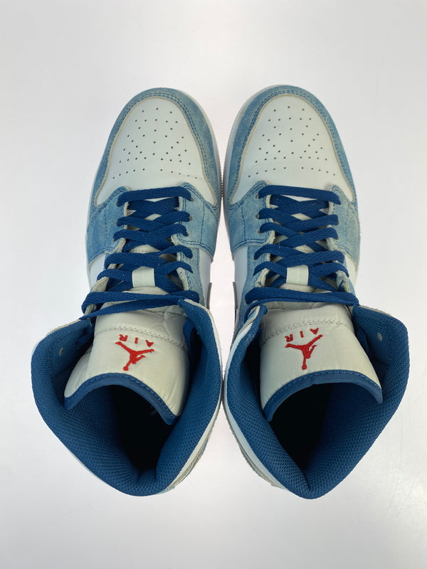 【中古品】【メンズ】 NIKE ナイキ AIR JORDAN 1 MID SE DN3706-401 エアジョーダン1 ミッド SE スニーカー メンズ シューズ 靴 160-261018-em-09-min サイズ：29.0cm カラー：WHITE HYPER ROYAL RED 万代Net店