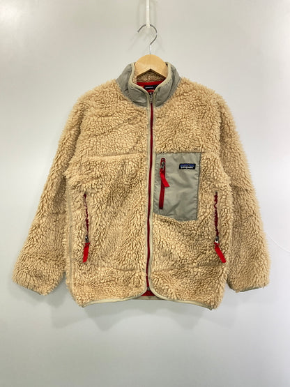 【中古品】【キッズ】 PATAGONIA パタゴニア 00'S RETRO CARDIGAN 65558 00年代 レトロ カーディガン キッズ アウター 上着 子供服 144-261022-em-39-min サイズ：KIDS L （12） カラー：ベージュ 万代Net店