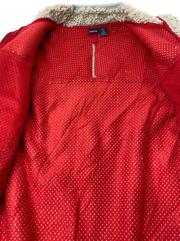 【中古品】【キッズ】 PATAGONIA パタゴニア 00'S RETRO CARDIGAN 65558 00年代 レトロ カーディガン キッズ アウター 上着 子供服 144-261022-em-39-min サイズ：KIDS L （12） カラー：ベージュ 万代Net店