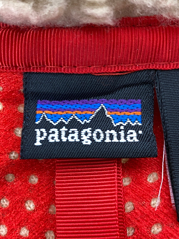 【中古品】【キッズ】 PATAGONIA パタゴニア 00'S RETRO CARDIGAN 65558 00年代 レトロ カーディガン キッズ アウター 上着 子供服 144-261022-em-39-min サイズ：KIDS L （12） カラー：ベージュ 万代Net店