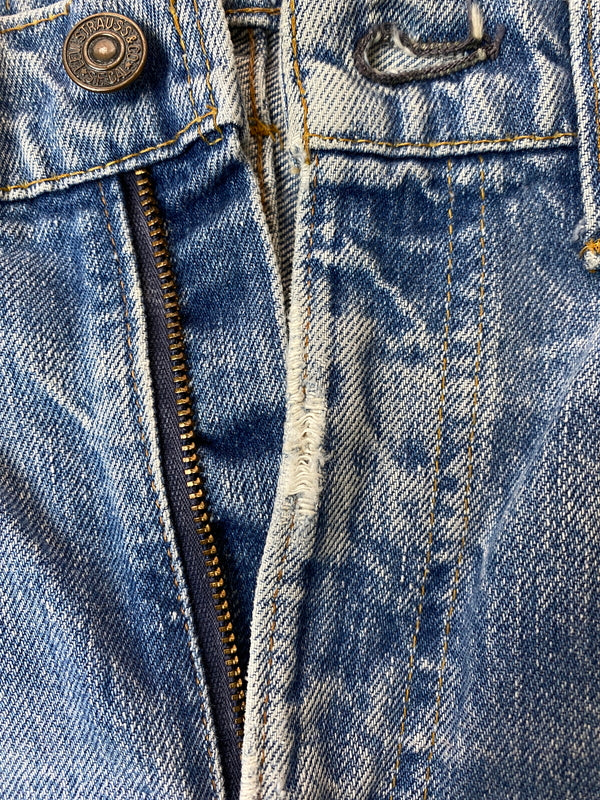 【ジャンク品】【メンズ】 LEVI'S リーバイス 505 DENIM PANTS 70'S 66前期 505 デニムパンツ 70年代 ヴィンテージ メンズ ボトムス ジーンズ ジーパン 157-261015-em-12-min サイズ：不明（印字消え） カラー：インディゴ 万代Net店