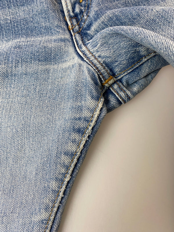 【ジャンク品】【メンズ】 LEVI'S リーバイス 505 DENIM PANTS 70'S 66前期 505 デニムパンツ 70年代 ヴィンテージ メンズ ボトムス ジーンズ ジーパン 157-261015-em-12-min サイズ：不明（印字消え） カラー：インディゴ 万代Net店