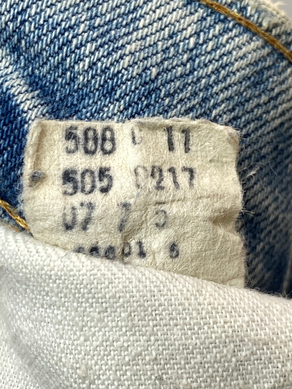 【ジャンク品】【メンズ】 LEVI'S リーバイス 505 DENIM PANTS 70'S 66前期 505 デニムパンツ 70年代 ヴィンテージ メンズ ボトムス ジーンズ ジーパン 157-261015-em-13-min サイズ：W35/L34 カラー：インディゴ 万代Net店