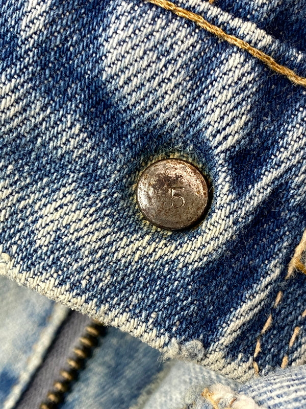 【ジャンク品】【メンズ】 LEVI'S リーバイス 505 DENIM PANTS 70'S 66前期 505 デニムパンツ 70年代 ヴィンテージ メンズ ボトムス ジーンズ ジーパン 157-261015-em-13-min サイズ：W35/L34 カラー：インディゴ 万代Net店
