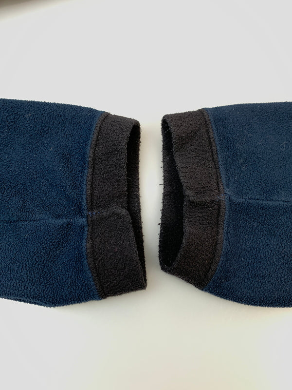 【現状渡し品】【メンズ】 OAKLEY オークリー SOFTWARE FLEECE HALF ZIP TOPS 00'S ソフトウェア リース ハーフ ジップ トップス 00年代 ヴィンテージ 146-261022-em-03-min サイズ：L カラー：ネイビー 万代Net店