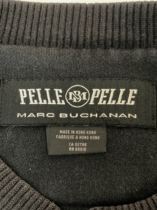 【中古品】【メンズ】 PELLE PELLE ペレペレ LOGO SWEATSHIRT ロゴ スウェットシャツ メンズ トップス トレーナー 長袖 146-261022-em-02-min サイズ：XL カラー：グレー系 万代Net店