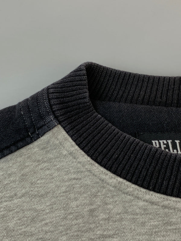 【中古品】【メンズ】 PELLE PELLE ペレペレ LOGO SWEATSHIRT ロゴ スウェットシャツ メンズ トップス トレーナー 長袖 146-261022-em-02-min サイズ：XL カラー：グレー系 万代Net店