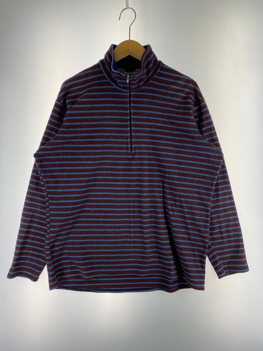 【現状渡し品】【メンズ】 PATAGONIA パタゴニア CAPILENE BORDER FLEECE キャプリーンボーダーフリース プルオーバー トップス 144-261023-hu-30-min サイズ：L カラー：ブルー系/ブラック/パープル（ボーダー） 万代Net店