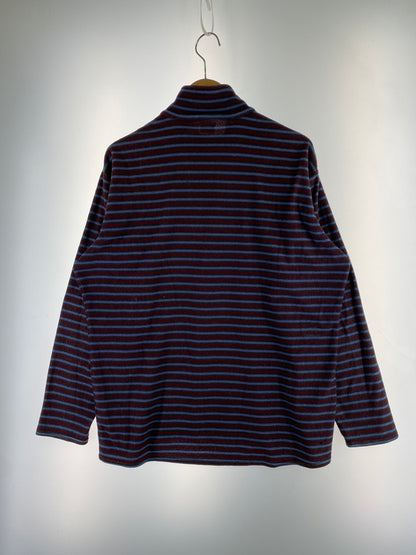 【現状渡し品】【メンズ】 PATAGONIA パタゴニア CAPILENE BORDER FLEECE キャプリーンボーダーフリース プルオーバー トップス 144-261023-hu-30-min サイズ：L カラー：ブルー系/ブラック/パープル（ボーダー） 万代Net店