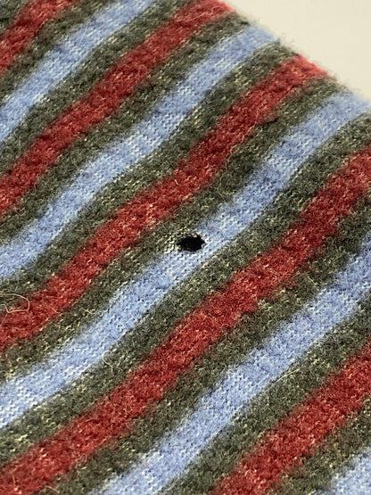 【現状渡し品】【メンズ】 PATAGONIA パタゴニア CAPILENE BORDER FLEECE キャプリーンボーダーフリース プルオーバー トップス 144-261023-hu-30-min サイズ：L カラー：ブルー系/ブラック/パープル（ボーダー） 万代Net店
