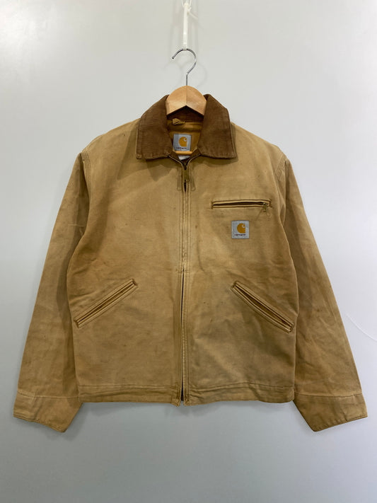 【現状渡し品】【メンズ】 CARHARTT カーハート 90'S 裏地なし DETROIT JACKET 90年代 デトロイトジャケット メンズ アウター ダック地 146-261020-em-55-min サイズ：MーR カラー：ベージュ 万代Net店