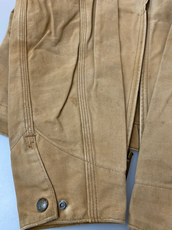 【現状渡し品】【メンズ】 CARHARTT カーハート 90'S 裏地なし DETROIT JACKET 90年代 デトロイトジャケット メンズ アウター ダック地 146-261020-em-55-min サイズ：MーR カラー：ベージュ 万代Net店