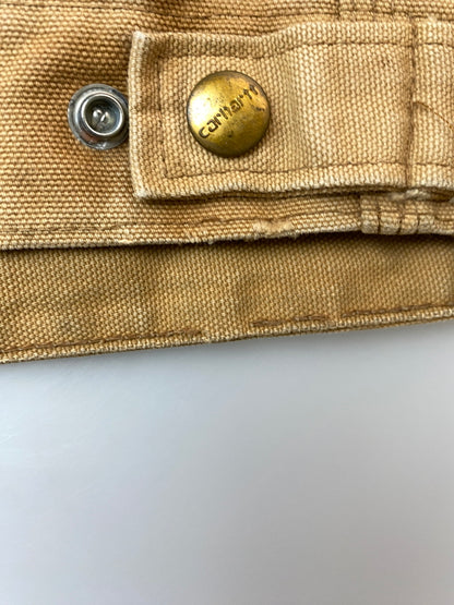 【現状渡し品】【メンズ】 CARHARTT カーハート 90'S 裏地なし DETROIT JACKET 90年代 デトロイトジャケット メンズ アウター ダック地 146-261020-em-55-min サイズ：MーR カラー：ベージュ 万代Net店