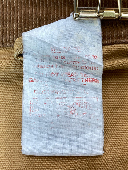 【現状渡し品】【メンズ】 CARHARTT カーハート 90'S 裏地なし DETROIT JACKET 90年代 デトロイトジャケット メンズ アウター ダック地 146-261020-em-55-min サイズ：MーR カラー：ベージュ 万代Net店