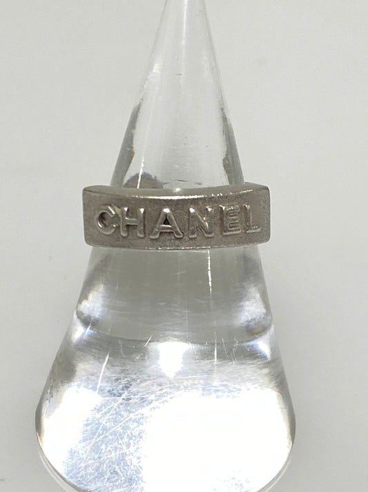 【中古品】【メンズ】 CHANEL シャネル VINTAGE LOGO SPELL RING ヴィンテージ ロゴ スペル リング 指輪 アクセサリー 182-261021-hu-24-min カラー：シルバー 9号 万代Net店