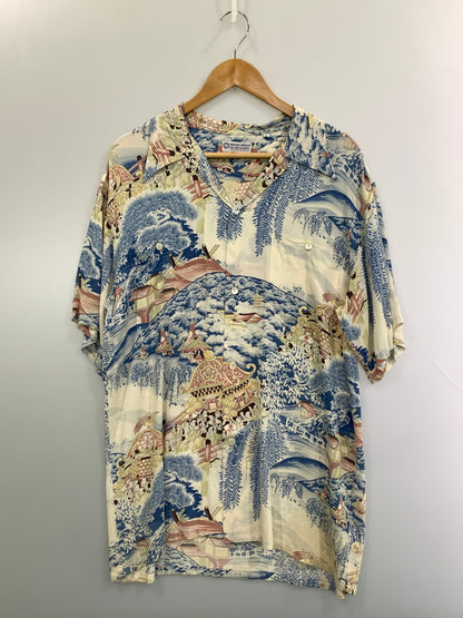 【中古品】【メンズ】 SUN SURF × MUSASHIYA サンサーフ ムサシヤ ALOHA SHIRT ”MATSURI" アロハシャツ マツリ メンズ トップス 半袖シャツ 145-261017-KS-03-min サイズ：L カラー：マルチカラー 万代Net店