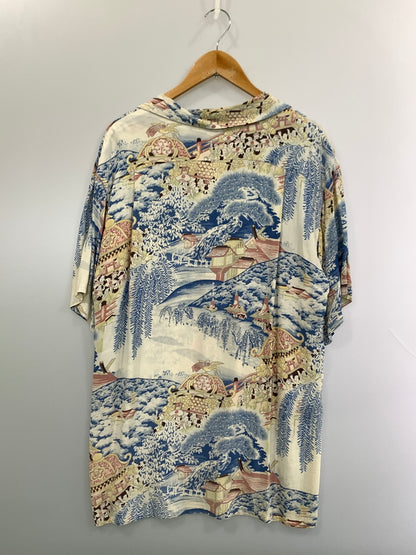 【中古品】【メンズ】 SUN SURF × MUSASHIYA サンサーフ ムサシヤ ALOHA SHIRT ”MATSURI" アロハシャツ マツリ メンズ トップス 半袖シャツ 145-261017-KS-03-min サイズ：L カラー：マルチカラー 万代Net店
