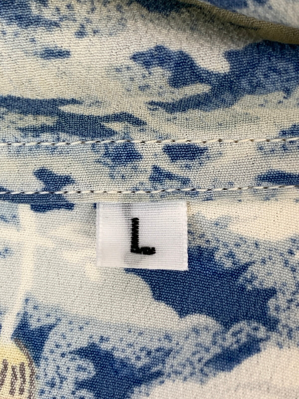 【中古品】【メンズ】 SUN SURF × MUSASHIYA サンサーフ ムサシヤ ALOHA SHIRT ”MATSURI" アロハシャツ マツリ メンズ トップス 半袖シャツ 145-261017-KS-03-min サイズ：L カラー：マルチカラー 万代Net店