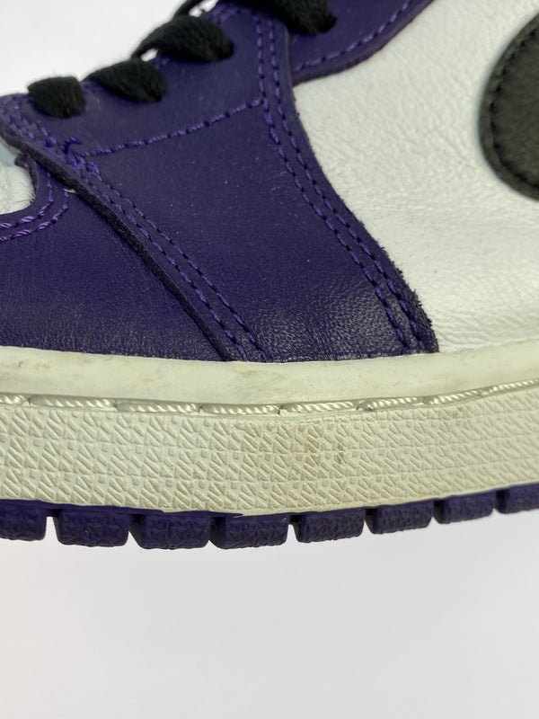 【中古品】【メンズ】 NIKE ナイキ AIR JORDAN 1 RETRO HIGH OG "COURT PURPLE WHITE BLACK” 555088-500 エアジョーダン 1 レトロ ハイ オージー 靴 160-261017-KS-23-min サイズ：27cm US9 カラー：パープル/ホワイト/ブラック 万代Net店