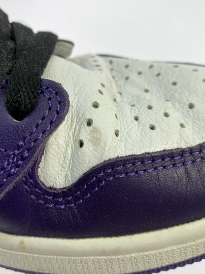 【中古品】【メンズ】 NIKE ナイキ AIR JORDAN 1 RETRO HIGH OG "COURT PURPLE WHITE BLACK” 555088-500 エアジョーダン 1 レトロ ハイ オージー 靴 160-261017-KS-23-min サイズ：27cm US9 カラー：パープル/ホワイト/ブラック 万代Net店