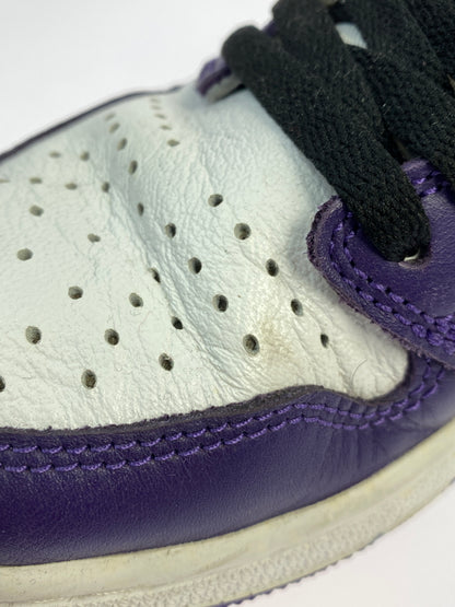 【中古品】【メンズ】 NIKE ナイキ AIR JORDAN 1 RETRO HIGH OG "COURT PURPLE WHITE BLACK” 555088-500 エアジョーダン 1 レトロ ハイ オージー 靴 160-261017-KS-23-min サイズ：27cm US9 カラー：パープル/ホワイト/ブラック 万代Net店