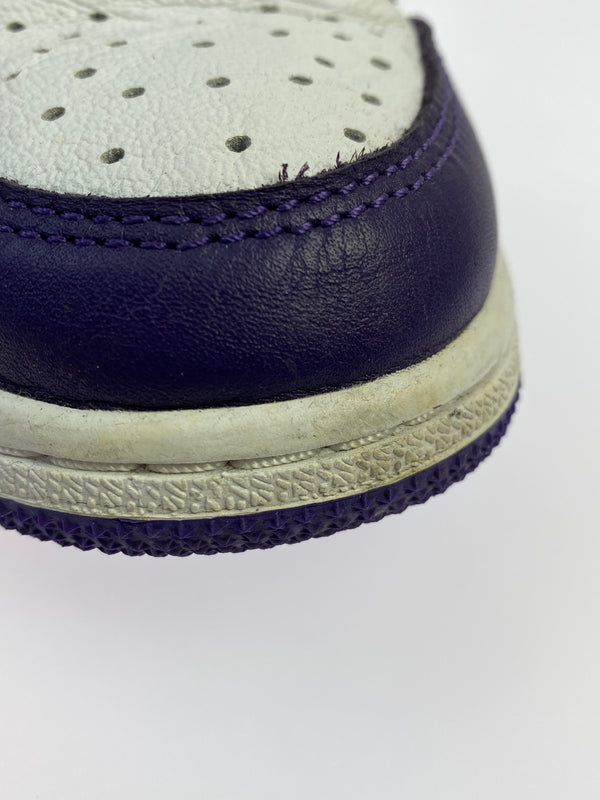 【中古品】【メンズ】 NIKE ナイキ AIR JORDAN 1 RETRO HIGH OG "COURT PURPLE WHITE BLACK” 555088-500 エアジョーダン 1 レトロ ハイ オージー 靴 160-261017-KS-23-min サイズ：27cm US9 カラー：パープル/ホワイト/ブラック 万代Net店