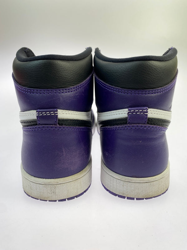 【中古品】【メンズ】 NIKE ナイキ AIR JORDAN 1 RETRO HIGH OG "COURT PURPLE WHITE BLACK” 555088-500 エアジョーダン 1 レトロ ハイ オージー 靴 160-261017-KS-23-min サイズ：27cm US9 カラー：パープル/ホワイト/ブラック 万代Net店